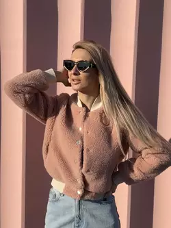 Бомбер з натуральної вовни Бомбер з натуральної вовни